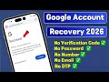 Gmail Account Recover Kaise Kare l How To Recover Gmail Account l Google Account Recovery 2026