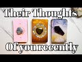 Their Recent Thoughts Of You💭🤔🔥❤️‍🔥pick a card love tarot reading✨