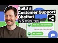 Build a Customer Support Chatbot in 5 Minutes (No Code)