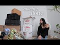 i finally moved out 🚚📦 | moving into my first apartment, unpacking \u0026 getting the essentials