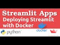 How To Deploy Streamlit Apps with Docker