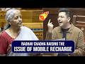 Raghav Chadha Raising The Issue Of Mobile Recharge in Parliament | Congress vs BJP Party | News Buzz