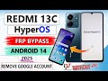 Redmi 13C FRP Bypass HyperOS 2025 - NEW Method (No PC!)