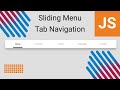 Sliding Tab Menu Navigation | HTML | CSS | JS