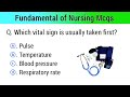 Fundamental of Nursing Mcqs | fundamental of nursing questions and answers