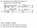 Music Theory - Transposition: Part 1 (The Basics)