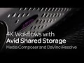 4K Workflows with Avid ISIS Shared Storage - Media Composer and DaVinci Resolve
