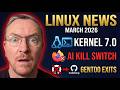 Linux News: Kernel 7.0, Firefox AI Kill Switch \u0026 More