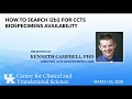 How to Search i2b2 for CCTS Biospecimens Availability