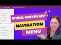 How to build a Navigation Menu: Power Apps Model-Driven Apps Tutorial