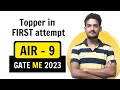 AIR-9 GATE (Mechanical) Strategy \u0026 Tips | Dheeraj Kumar Jha | GATE Topper from Exergic