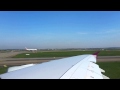 Qatar Airways A380 Takeoff from Paris to Doha 2015