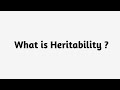 What is Heritability? Simplified Explanation