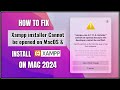 Fix Xampp Installer Cannot be Opened because the developer cannot be verified | Install Xampp on Mac