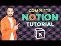 Notion Tutorial (Complete) | Notion Planner | How to Use Notion for Beginners