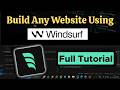 How I Built a Complete Website with Windsurf AI — Step-by-Step Tutorial