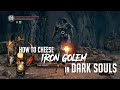 How to Cheese Iron Golem in Dark Souls Remastered (Easy Kill)