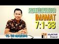 SAAT TEDUH IMAMAT 7:1-38