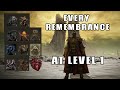 EVERY Shadow of the Erdtree Remembrance (and Bayle) at RUNE LEVEL 1! Elden Ring