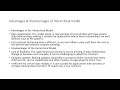 1.2 Hierarchical Model its advantages \u0026 disadvantages