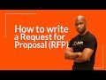 How to write a Request for Proposal (RFP)