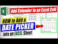 How to Add Calendar to an Excel cell