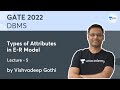 DBMS | L-5 | Types of Attributes in E-R Model | Vishvadeep Gothi