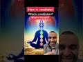 How to meditate correctly 2023