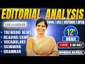Editorial Analysis | 12th March, 2026 | Vocab, Grammar, Reading, Skimming | Nimisha Bansal