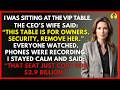 Arrogant CEO's Wife Grabs My VIP Seat at a Gala — So I Canceled Their $2.9B Investment