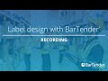 Label design with BarTender