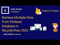 Retrieve Data from Firebase Realtime Database in Android app Latest Version 2020