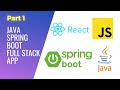 Java Spring Boot Rest API (Full Stack Web Application) (Part I)