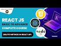 React Tutorial In Hindi #60: React Fetch Delete Method | Fetch API Delete Request | Reactjs Tutorial