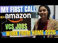 My First Call as a Amazon VCS | Amazon Associate Work Life kase hoti hain ? #Amazonianworklife