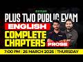 Plus Two Public Exam: English | Complete Chapters (Prose) | Xylem Plus Two