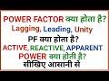 What is power factor? Pf Lagging, leading unity! Power factor