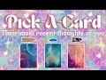 Their most recent THOUGHTS of you.🎀✨🧜🏻‍♀️💘🐚 Pick A Card TAROT reading 🎀✨🧜🏻‍♀️💘🐚