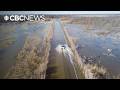 A look at flooding in northern Saskatchewan from above