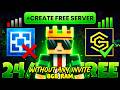 How To Make Free Minecraft Server 24x7 | Best Free 24/7 Minecraft Hosting🟢
