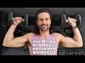 DUMBBELL BEGINNER WORKOUT 💪 15 Minute Full Body Strength | Joe Wicks Workouts