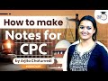 How to make notes for CPC | StudyIQ Judiciary