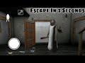 Escape in 2 Seconds form Granny House : Game Definition Secret Trick Scary Granny game Horror ग्रैनी