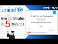 UNICEF Free Online Courses | Free Online Certificates | How to Enroll?
