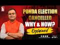 Ponda Election Cancelled | Live | Prudent | 080426