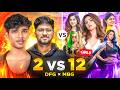 2 PRO vs 12 GIRLS 🔥 | Dhanush FF Gamer X @Munnabhaigaming | Free Fire Telugu