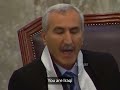 Saddam Hussein Humiliates the Judges Of His Trial | With English Subtitles