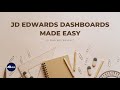 JD Edwards Dashboards Made Easy (2019)