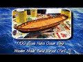 Wooden ship model build  1:100 Scale Part-5 (Finishing the Hull)