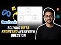Solving Meta's Frontend Interview Question | Virtual DOM to Real DOM